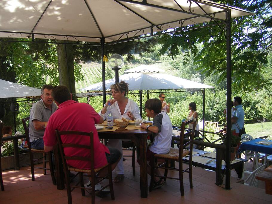 Ristorante all'aperto