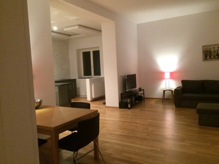 spacious living room