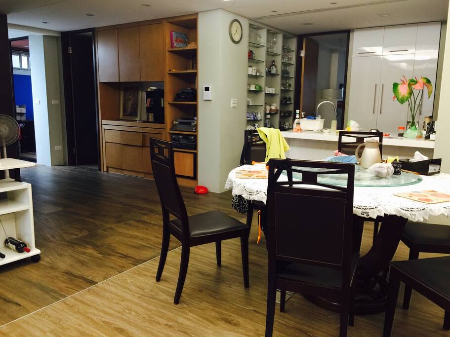 This is the big dining area