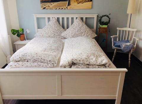 Successful Airbnb property: Maritime room near the beach with private bathroom in Dahme