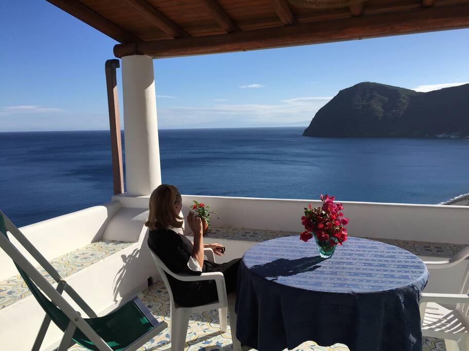 persona in pieno relax