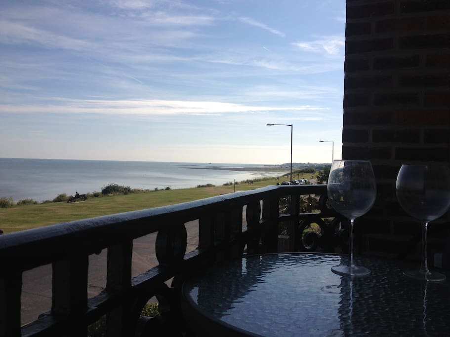 Lovely sea view looking towards Herne Bay. Wonderful sunrise views. Stunning