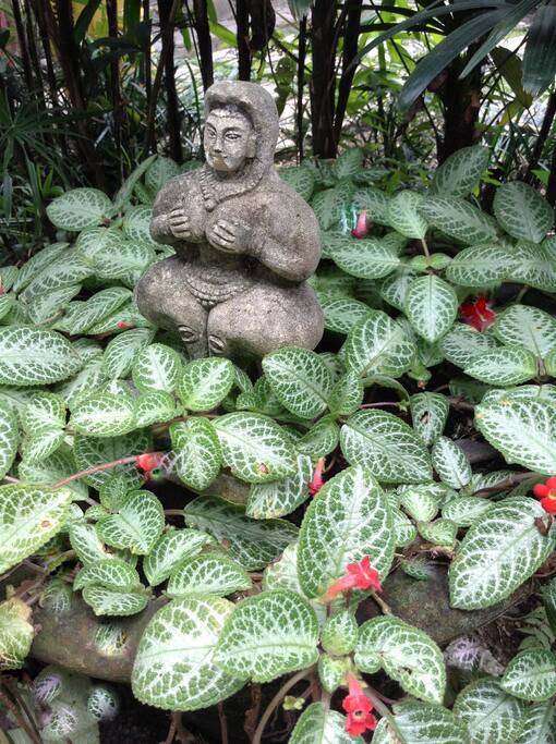 FERTILITY SCULPTURE in the garden