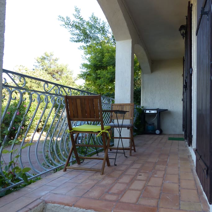 La terrasse et sa vue imprenable