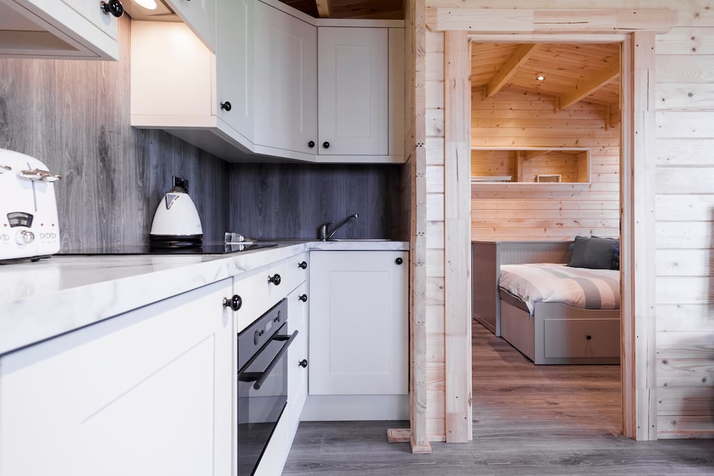 Kitchenette.