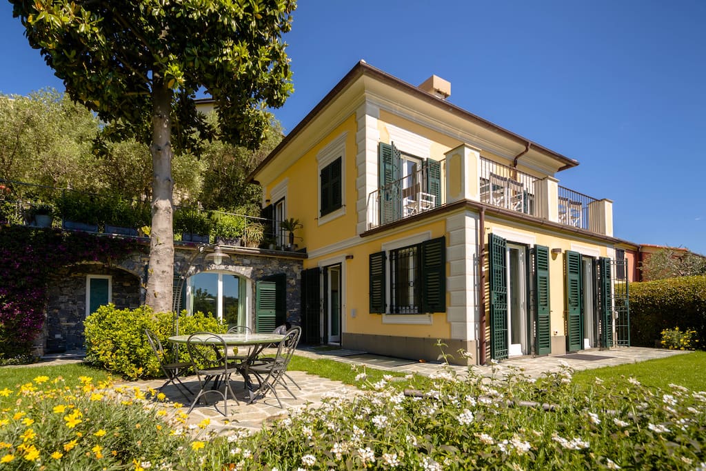 Villa from garden