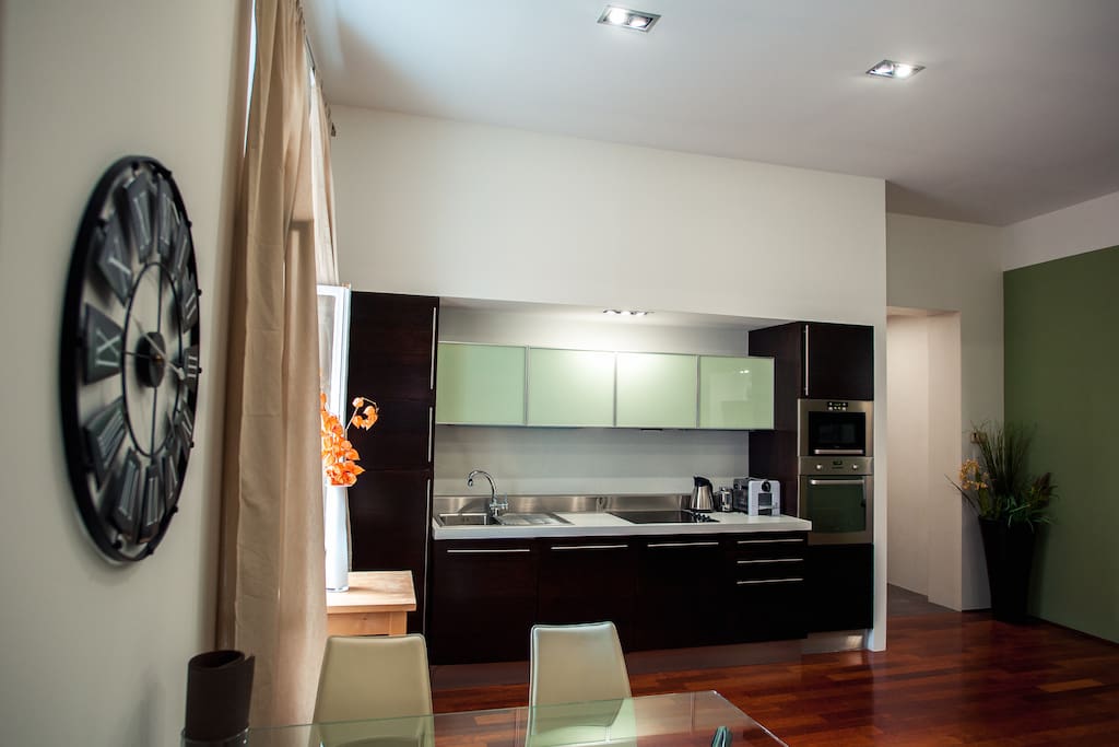 Kitchen, dinning room and entrance hall