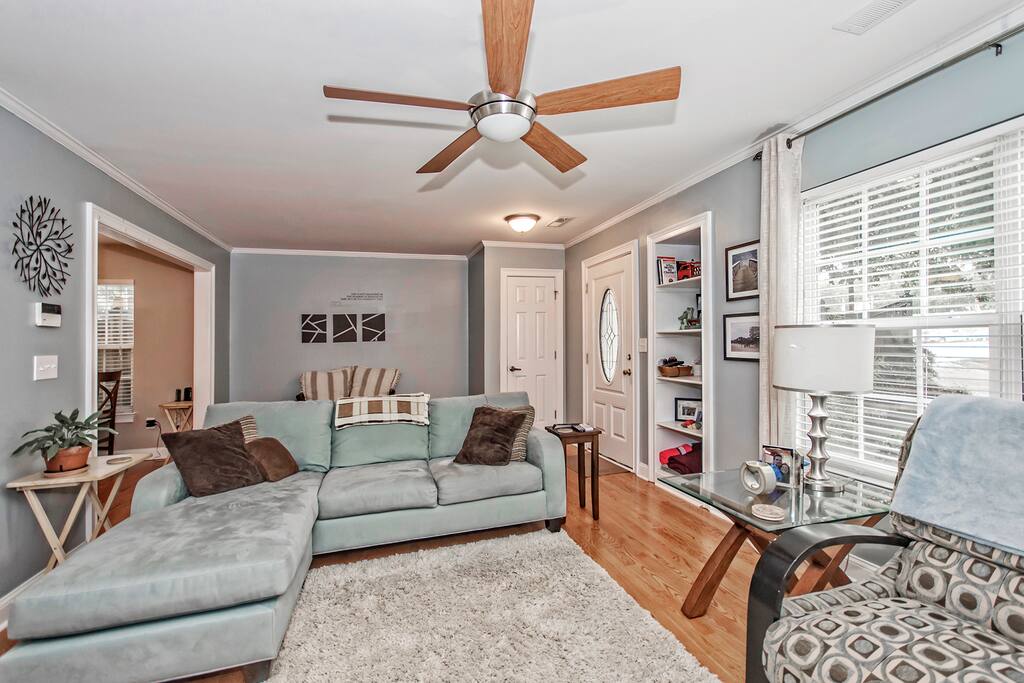 Living room and seating area