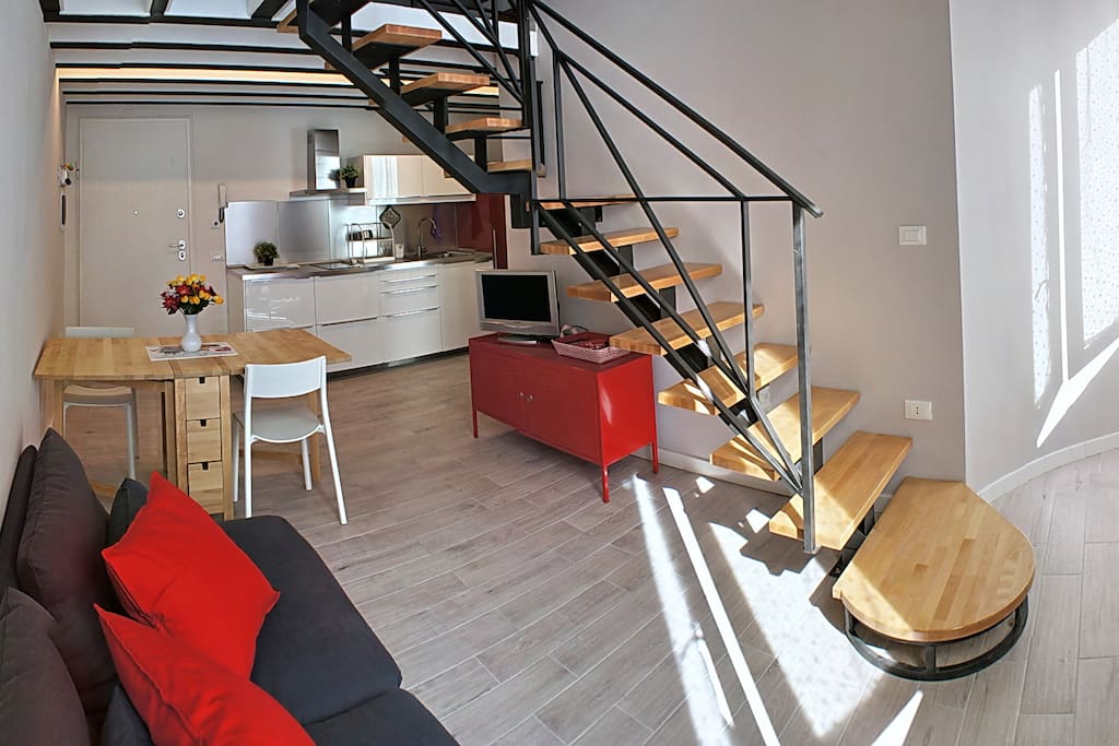 Staircase to the loft