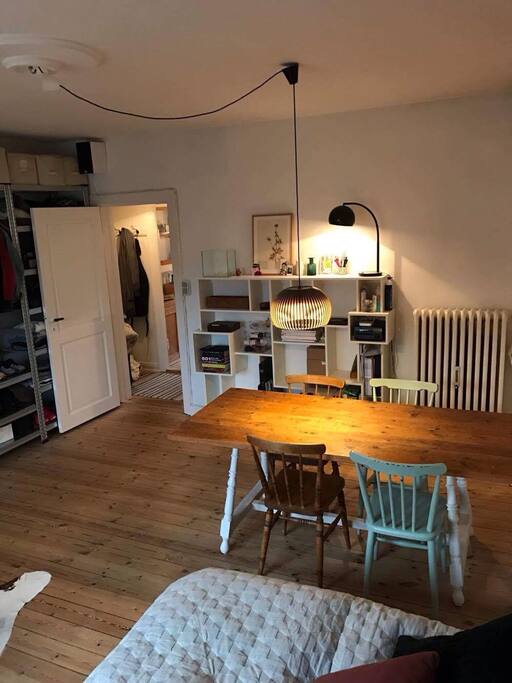 The livingroom/bedroom