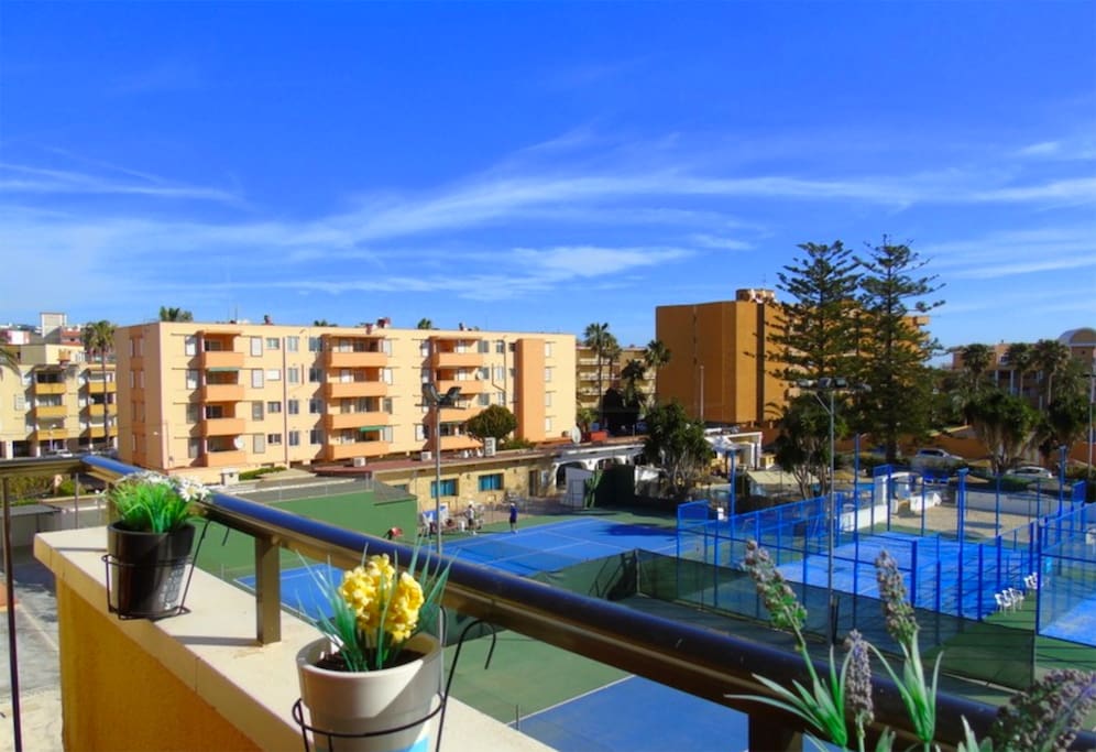 Vistas desde la terraza.