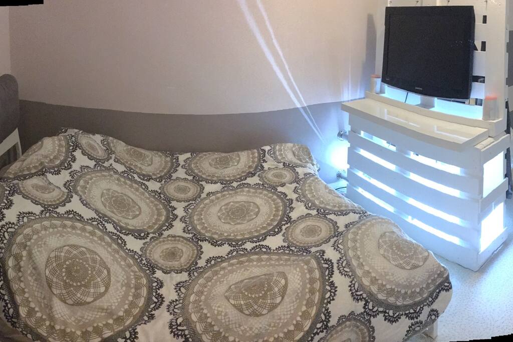 Chambre principale avec mit double.