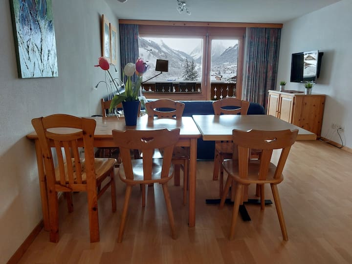 8 Pers. Appartement Silvrettablick Klosters - Klosters-Serneus