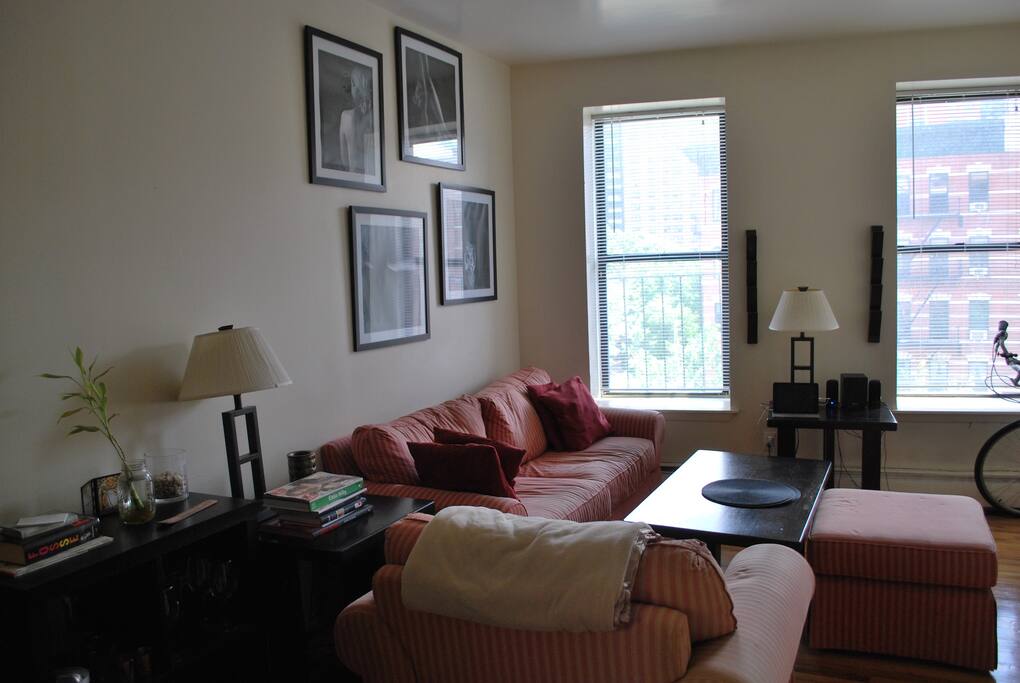 Roomy living room