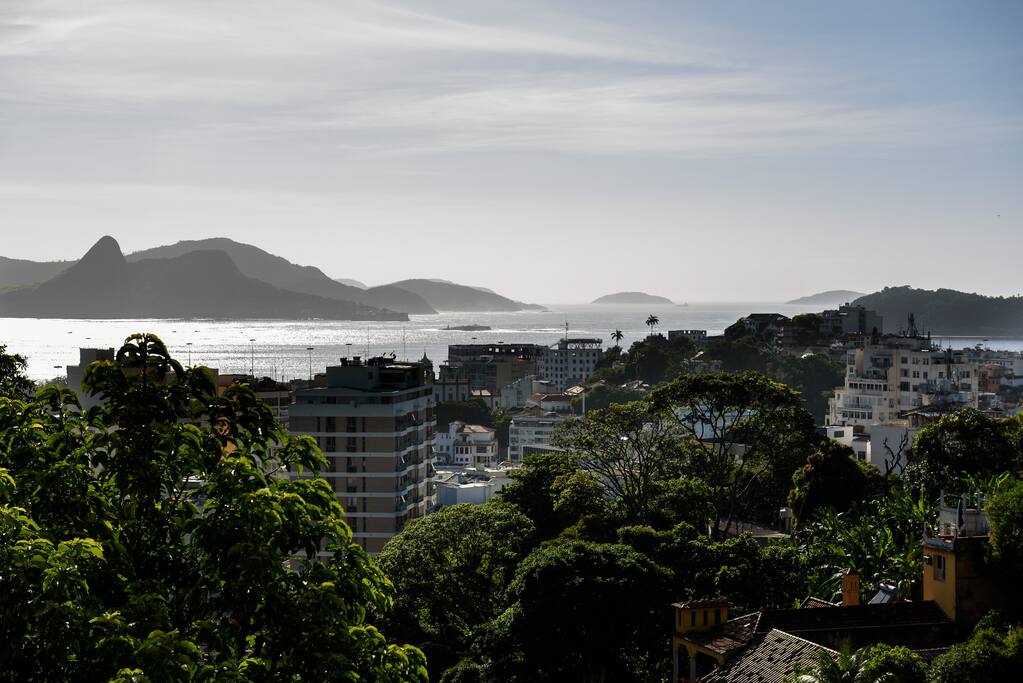 Vista da sala de estar