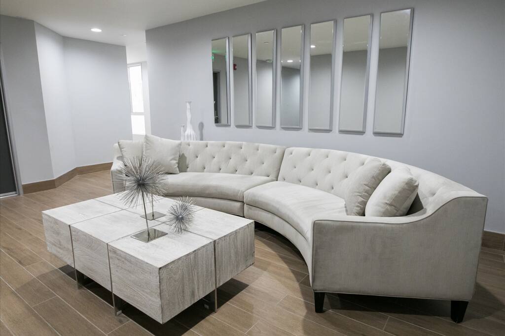 Modern clean lobby