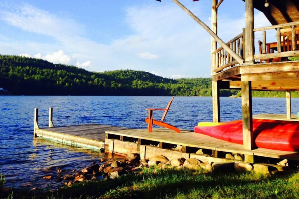 Imagine yourself in that Adirondack chair!