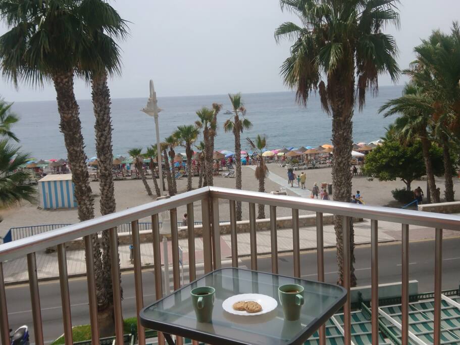 View from the balcony facing south