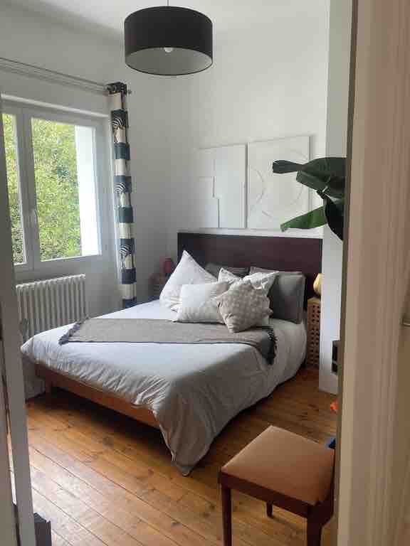 Bedroom 2 with 1 bed 140 x 200 on the  1st floor ac bathroom