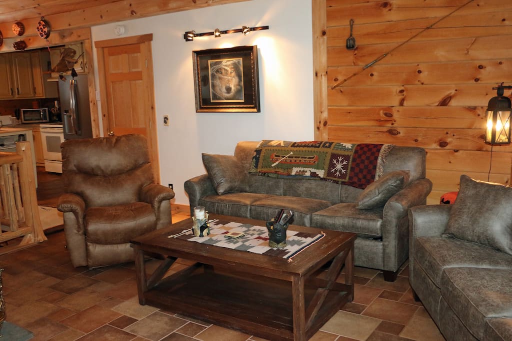 Living Room with 2 Sofa Sleepers