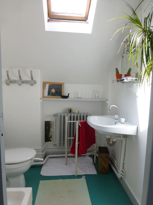 salle de bains privative avec douche