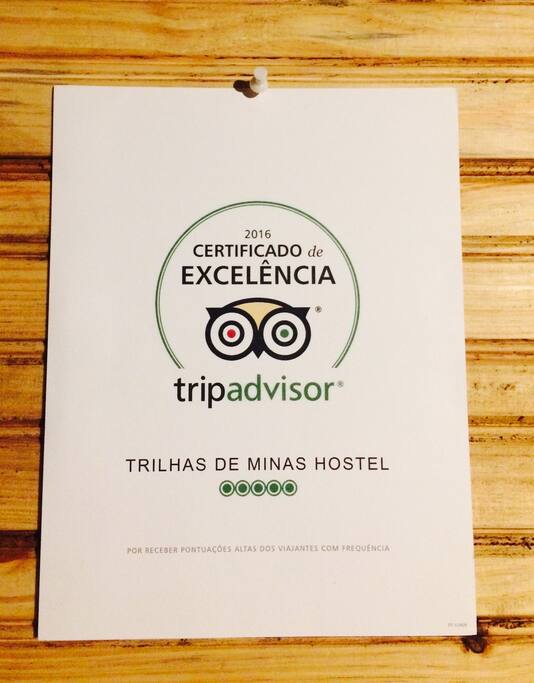 Prêmio Tripadvisor.