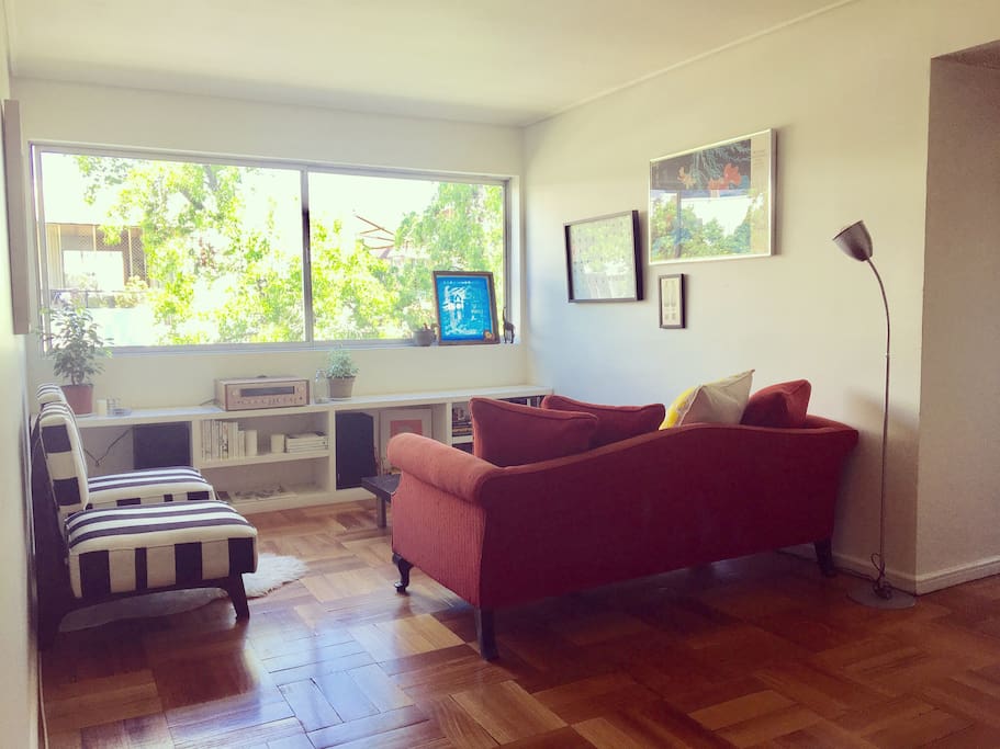 Our bright living room