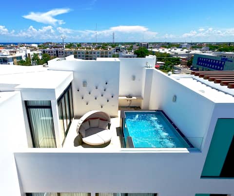 Luxury two floor Penthouse with private pool.