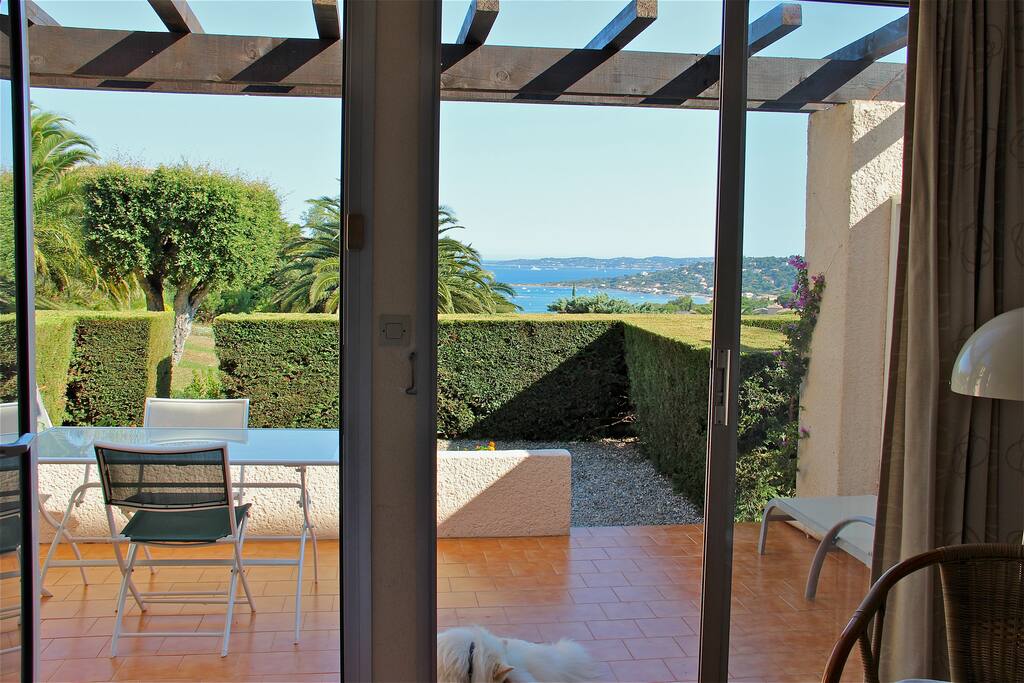la terrasse et courette privée
