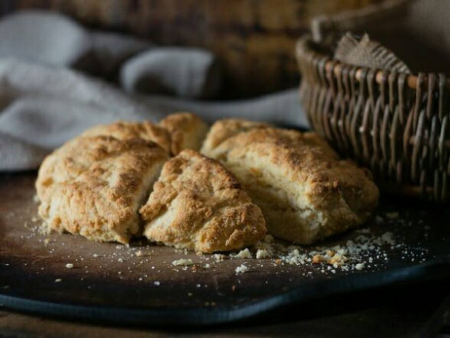 Welcome treat - Diana's home-made scones.