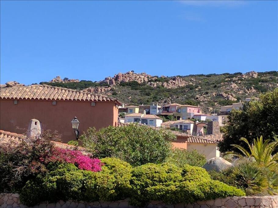 The Apartments Nestled On A Hill Over The Coast
