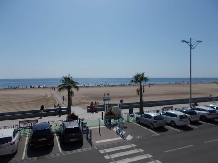 New !!! Appartement Avec Clim,t3, En Front De Mer. - Aude