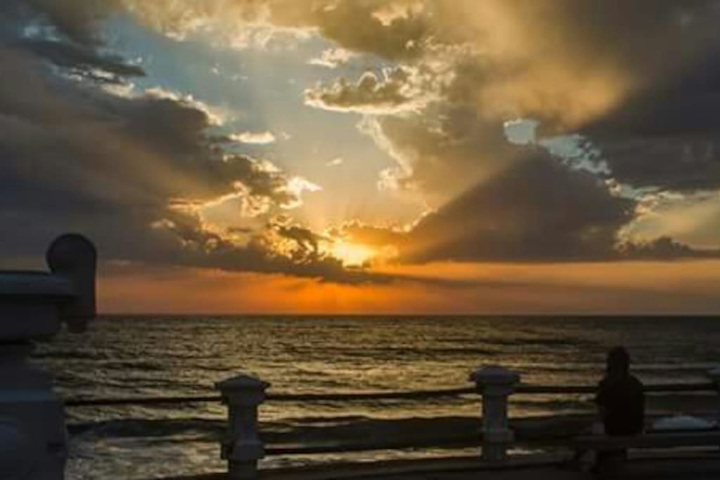 Hermosa puesta de sol de Piriápolis