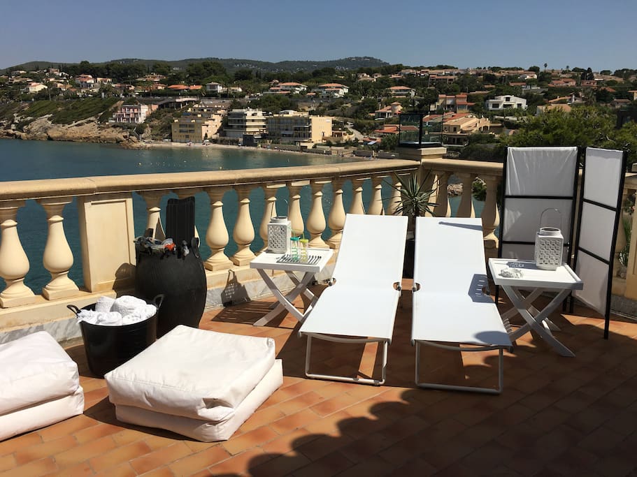 Grande terrasse privative