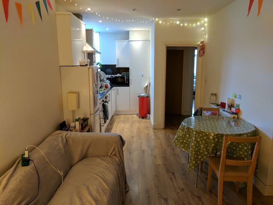 Living room/ kitchen.