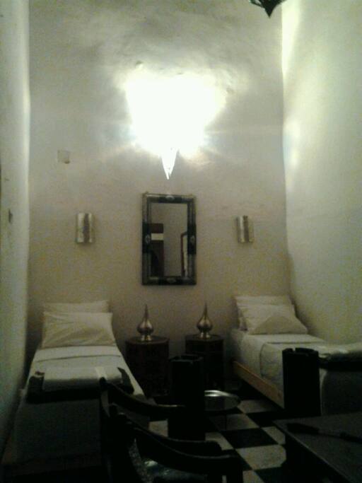 classic arabic style double bedroom