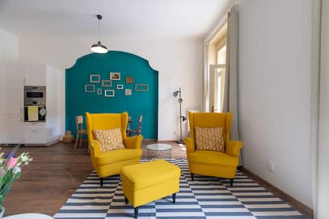 Spacious&bright charismatic apartment with terrace