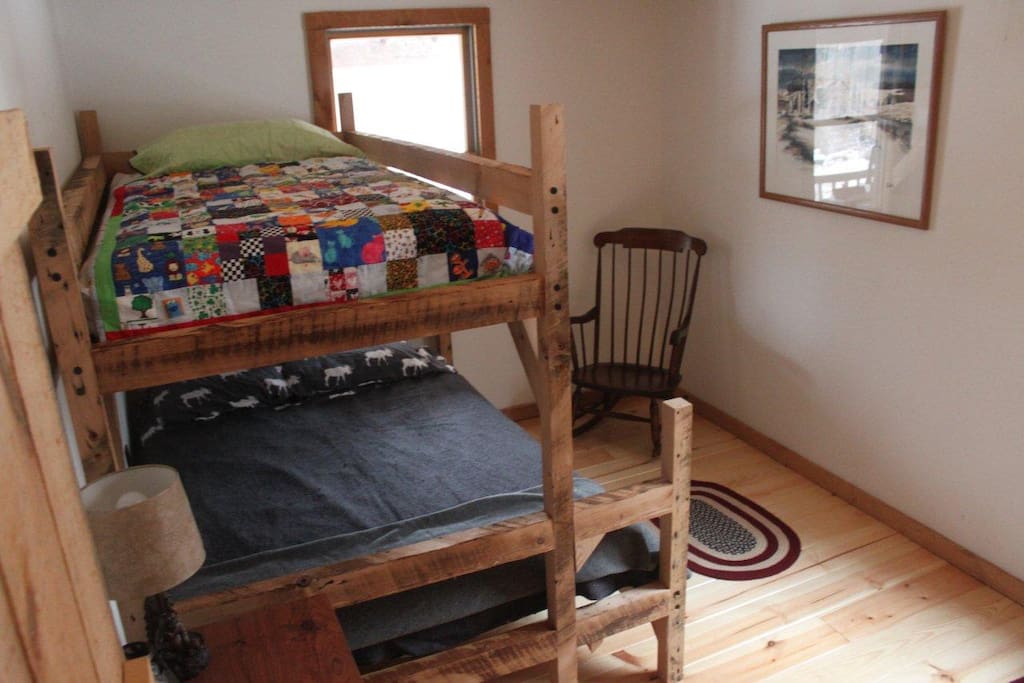 Bedroom 1 - twin over double bunk bed