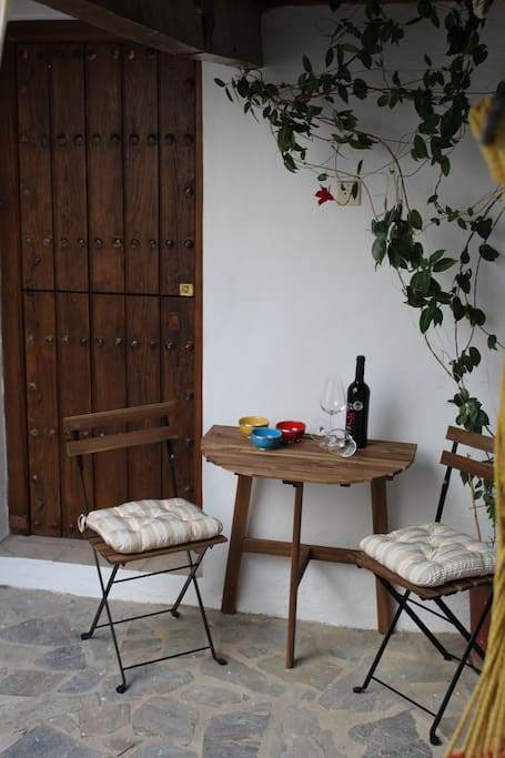Entrance of bedroom "El Patio"