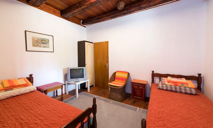 Habitación con dos camas individuales