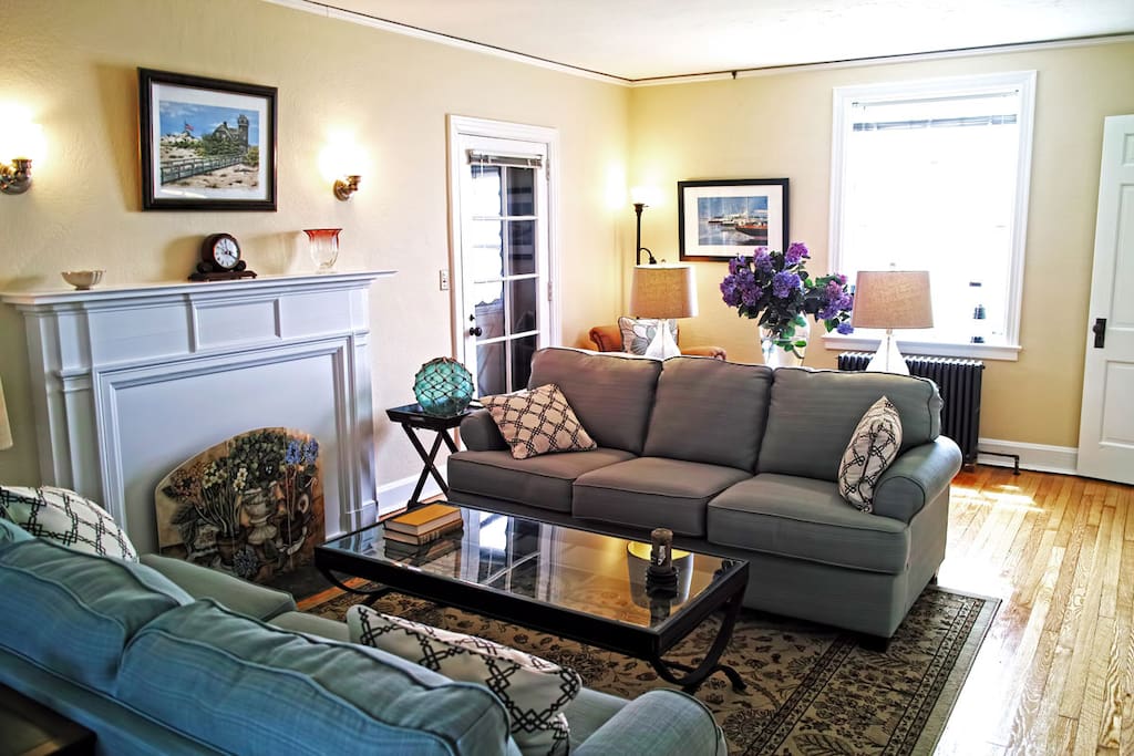 The living room. Brand new furniture throughout the house.