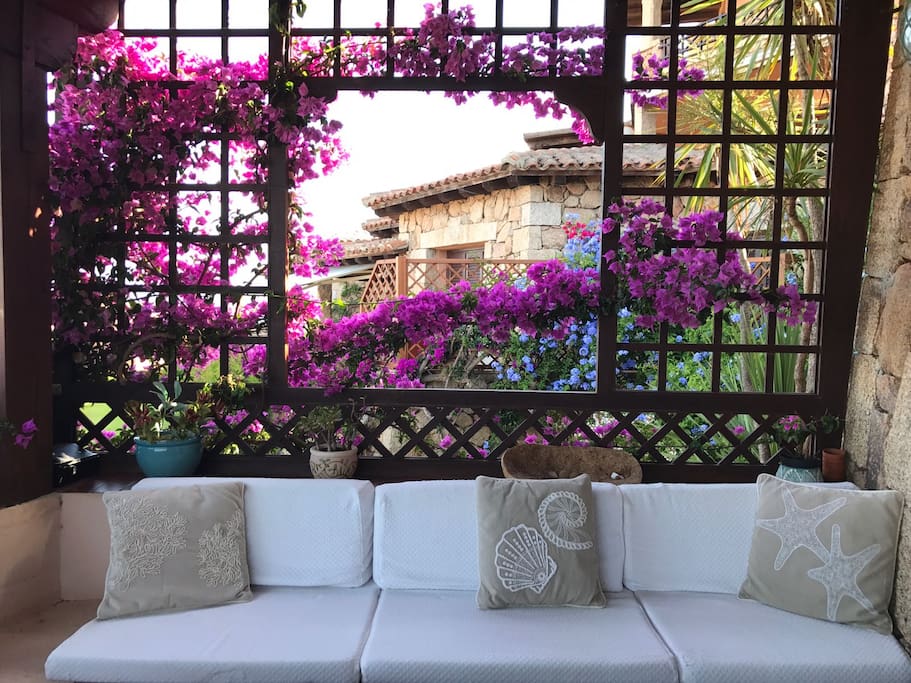 Divano in terrazza