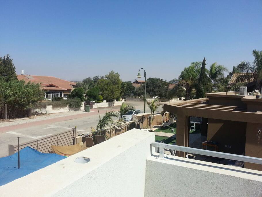 View from the balcony of the room