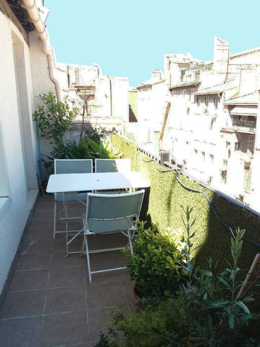 terrasse 9m2 BBQ électrique