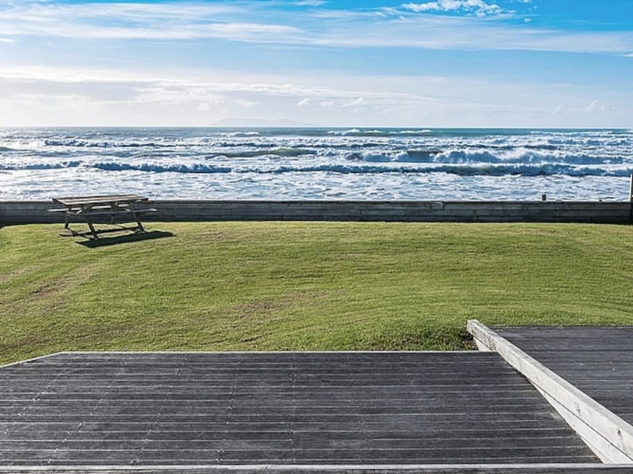 Deck and beach view