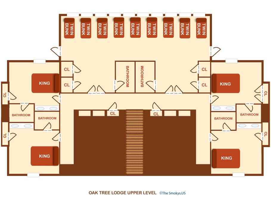 Oak Tree Lodge (#3)-Floor Plan