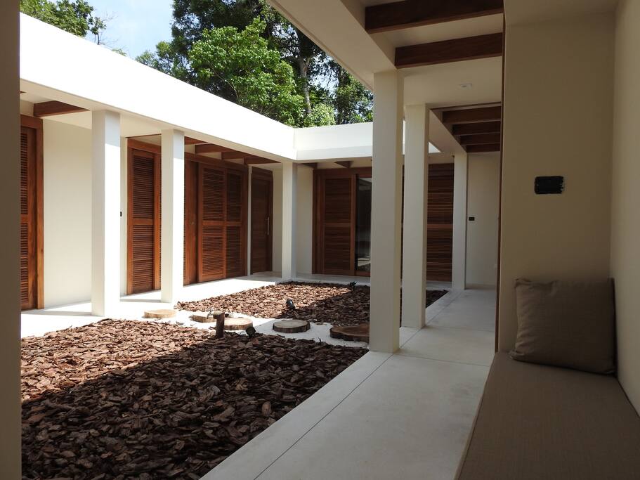 Bedrooms area