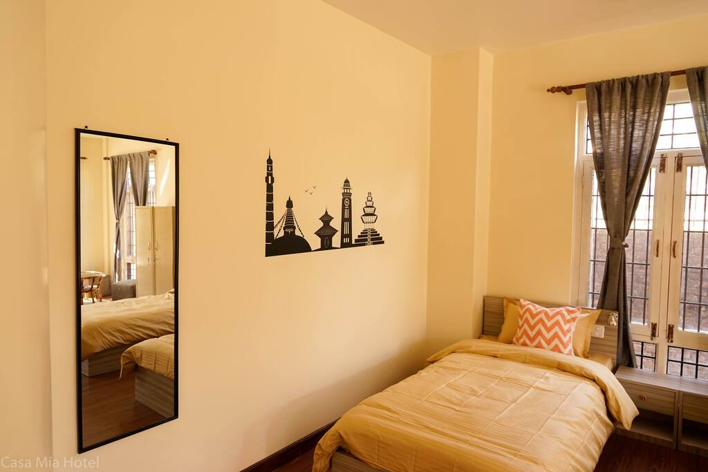 Dormitory with 4 Single Beds