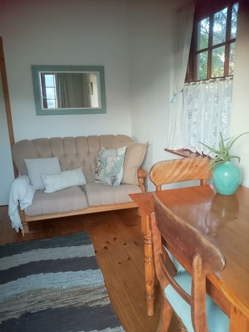 The lounge dining area.