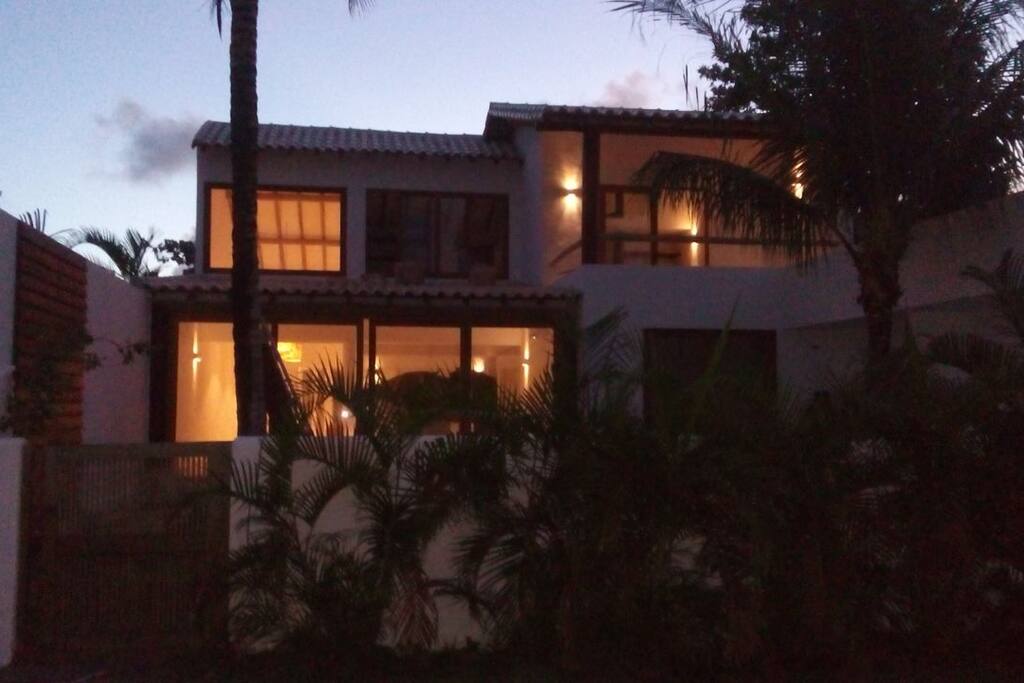 Vista externa jardim